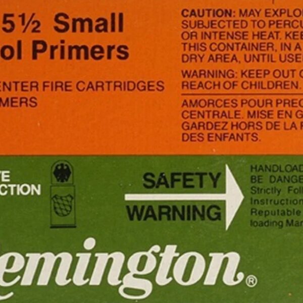 Remington 5.5 Primers For 9MM