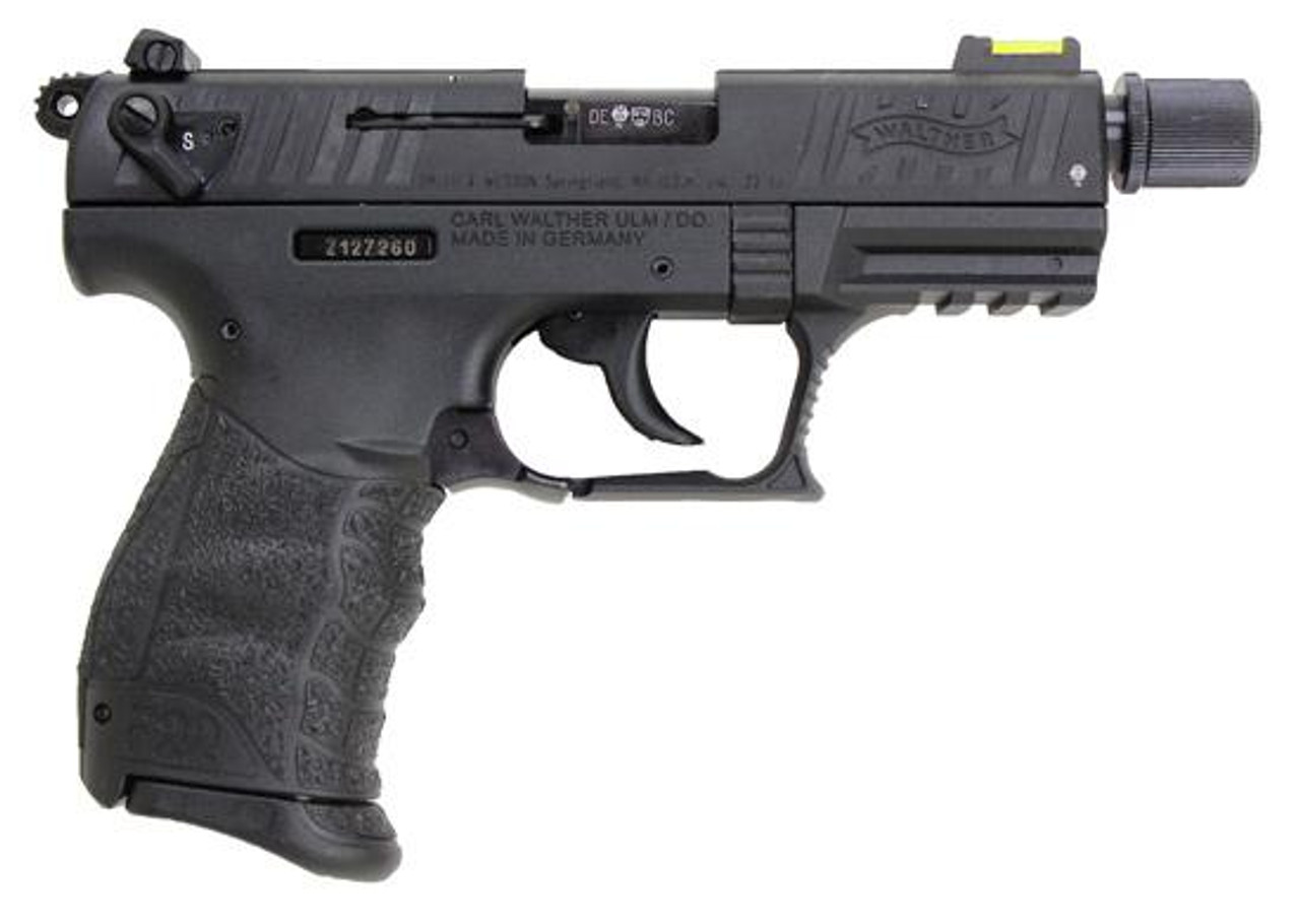 Walther P22 34in Threaded Barrel Black 2075